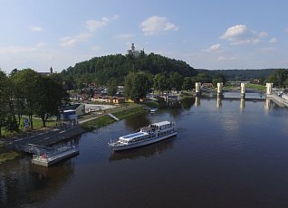The Vltava River along its entire length