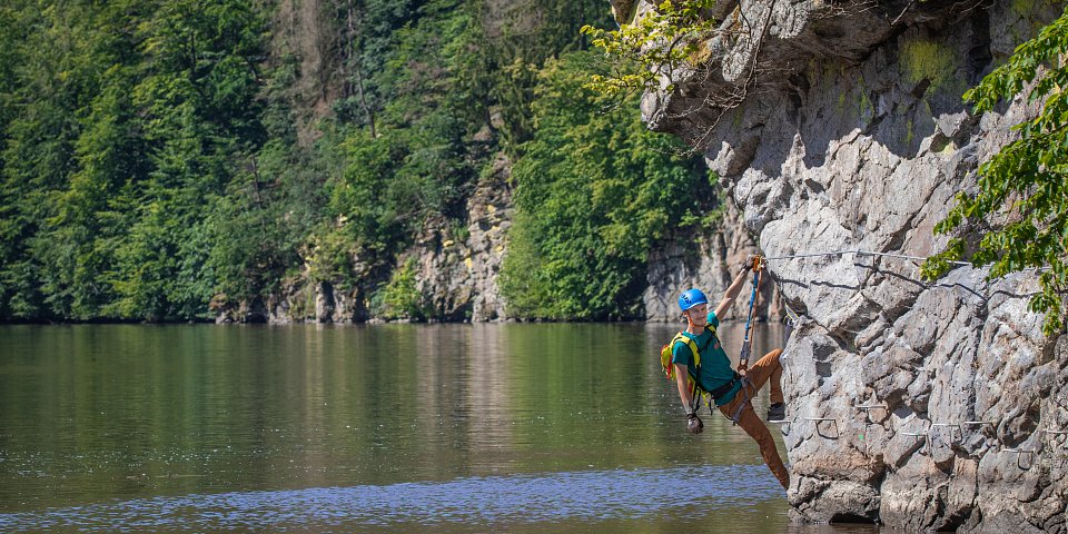 Klettersteig Hluboka